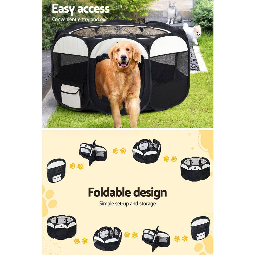 i.Pet Dog Playpen Tent Pet Crate Fence 3XL Enclosure - One Oasis