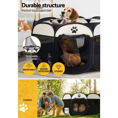 i.Pet Dog Playpen Tent Pet Crate Fence 3XL Enclosure - One Oasis