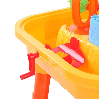 Keezi Kids Sandpit Pretend Play Set Sand Water Table Chair Outdoor Beach Toy - One Oasis