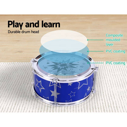 Keezi 11 Piece Kids Drum Set - One Oasis