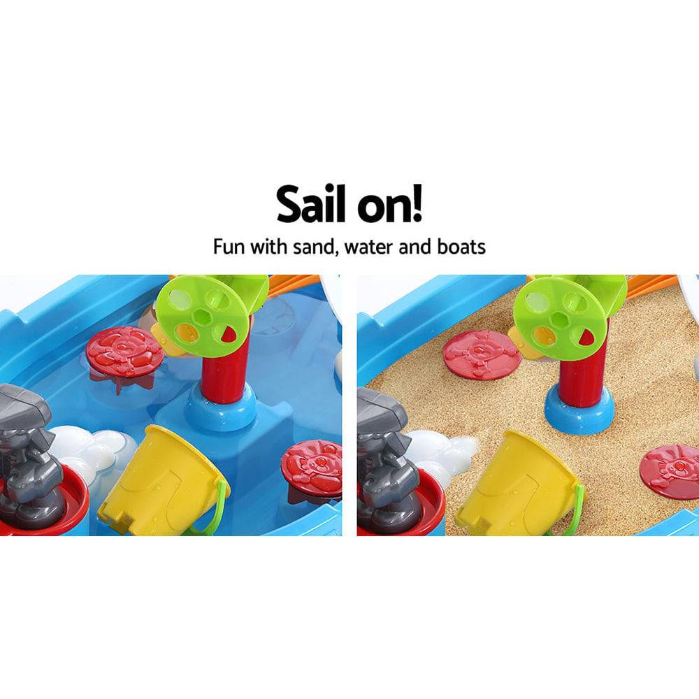 Keezi Kids Sandpit Pretend Play Set Outdoor Toys Water Table Activity Play Set - One Oasis