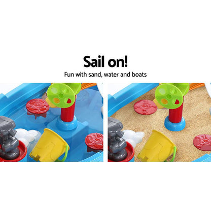 Keezi Kids Sandpit Pretend Play Set Outdoor Toys Water Table Activity Play Set - One Oasis