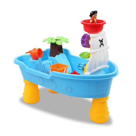 Keezi Kids Sandpit Pretend Play Set Sand Water Table Outdoor Beach Toy Children - One Oasis