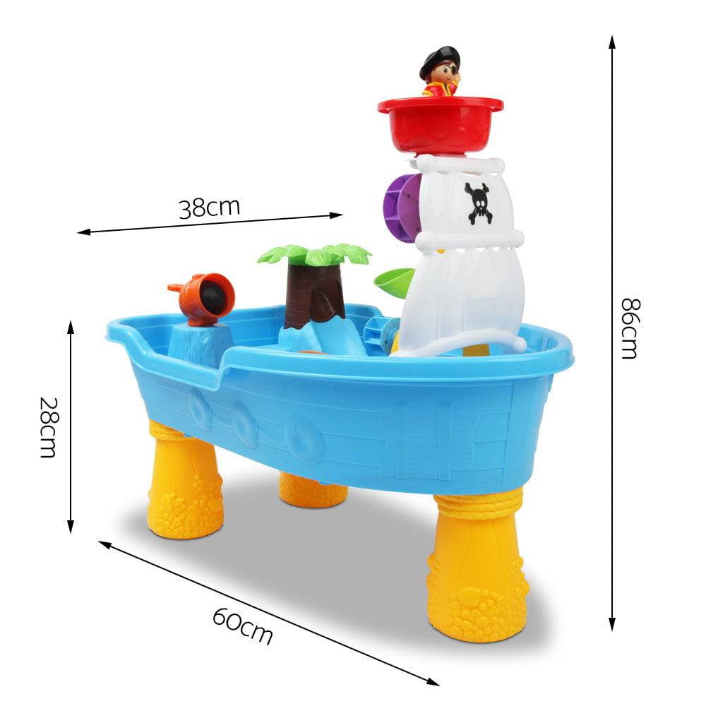 Keezi Kids Sandpit Pretend Play Set Sand Water Table Outdoor Beach Toy Children - One Oasis