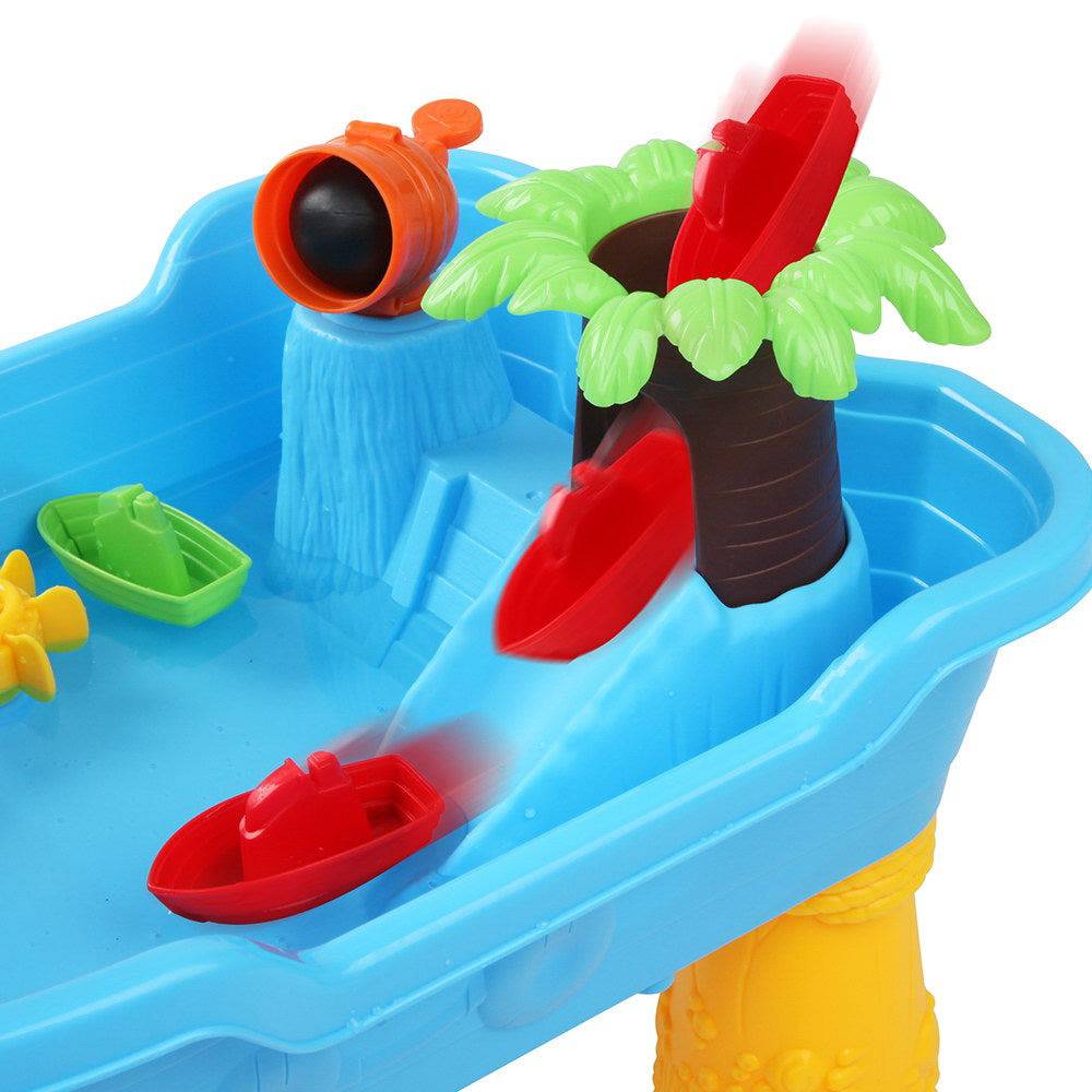 Keezi Kids Sandpit Pretend Play Set Sand Water Table Outdoor Beach Toy Children - One Oasis