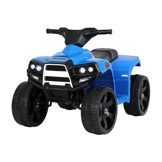 Rigo Kids Ride On ATV Quad Motorbike Car 4 Wheeler Electric Toys Battery Blue - One Oasis