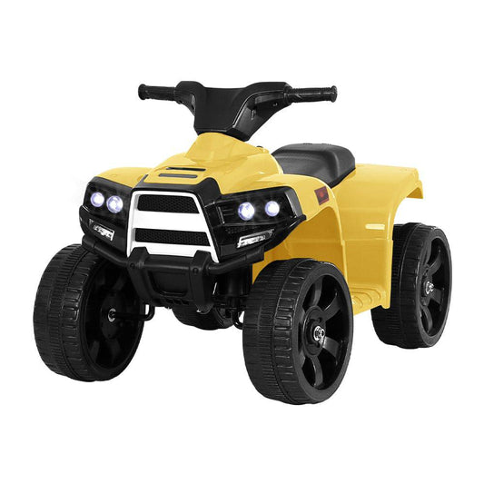 Rigo Kids Ride On ATV Quad Motorbike Car 4 Wheeler Electric Toys Battery Yellow - One Oasis