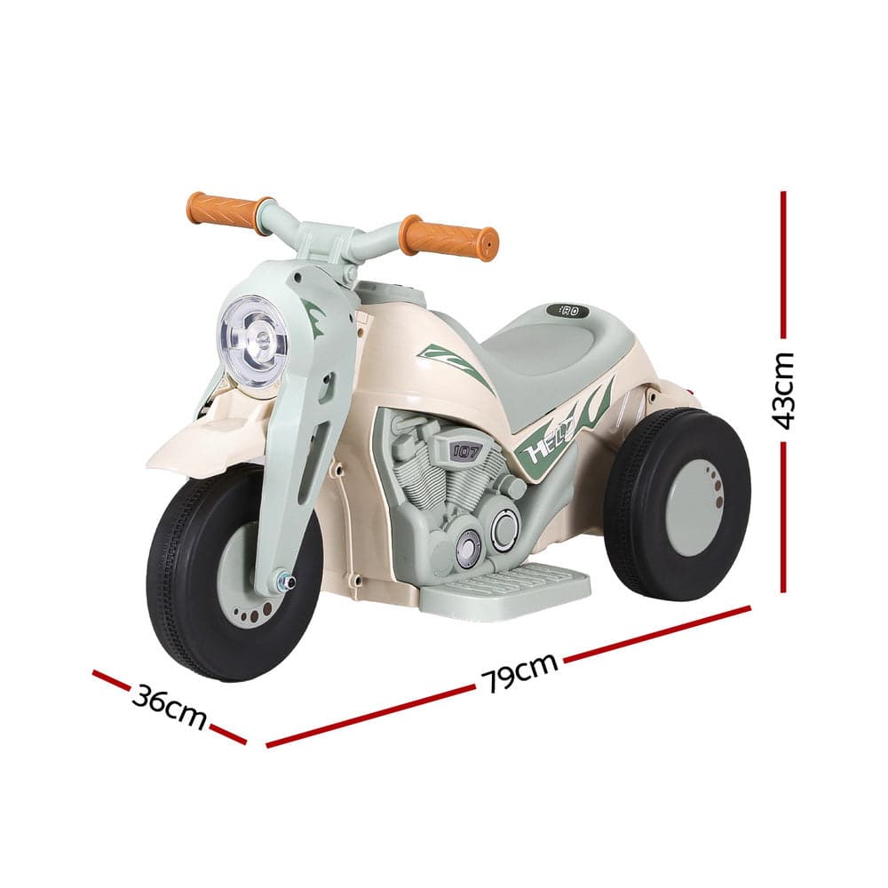 Rigo Kids Ride On Car Electric Motorcycle Motorbike with Bubble Maker Green - One Oasis
