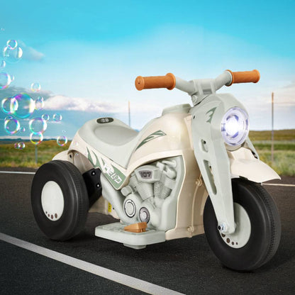 Rigo Kids Ride On Car Electric Motorcycle Motorbike with Bubble Maker Green - One Oasis