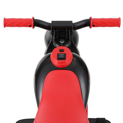Rigo Kids Ride On Car Motorcycle Motorbike with Bubble Maker Electric Toy 6V Red - One Oasis