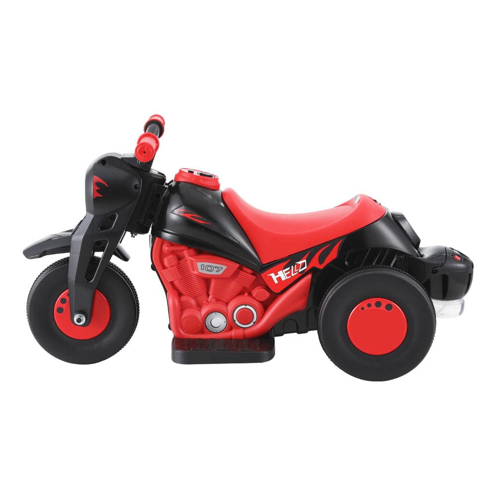 Rigo Kids Ride On Car Motorcycle Motorbike with Bubble Maker Electric Toy 6V Red - One Oasis