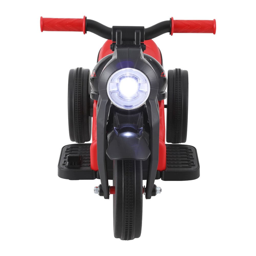 Rigo Kids Ride On Car Motorcycle Motorbike with Bubble Maker Electric Toy 6V Red - One Oasis