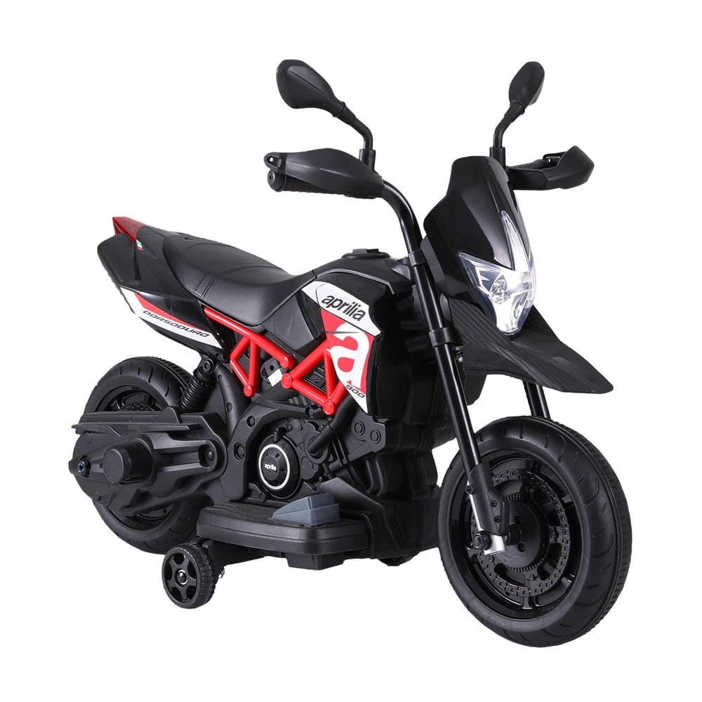 Kids Electric Ride On Car Motorcycle Motorbike Aprilia Licensed Dorsoduro 900 - One Oasis