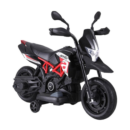Kids Electric Ride On Car Motorcycle Motorbike Aprilia Licensed Dorsoduro 900 - One Oasis