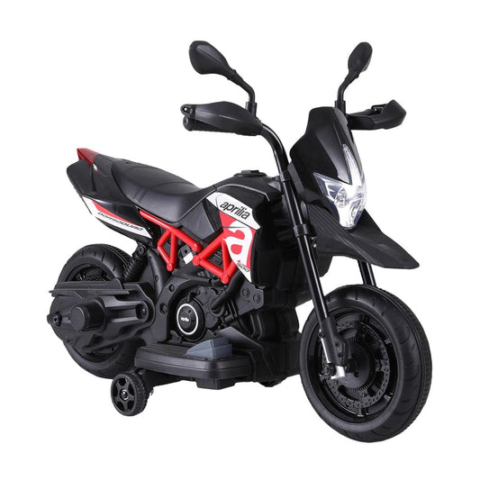 Kids Electric Ride On Car Motorcycle Motorbike Aprilia Licensed Dorsoduro 900 - One Oasis