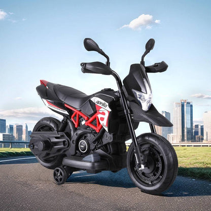 Kids Electric Ride On Car Motorcycle Motorbike Aprilia Licensed Dorsoduro 900 - One Oasis