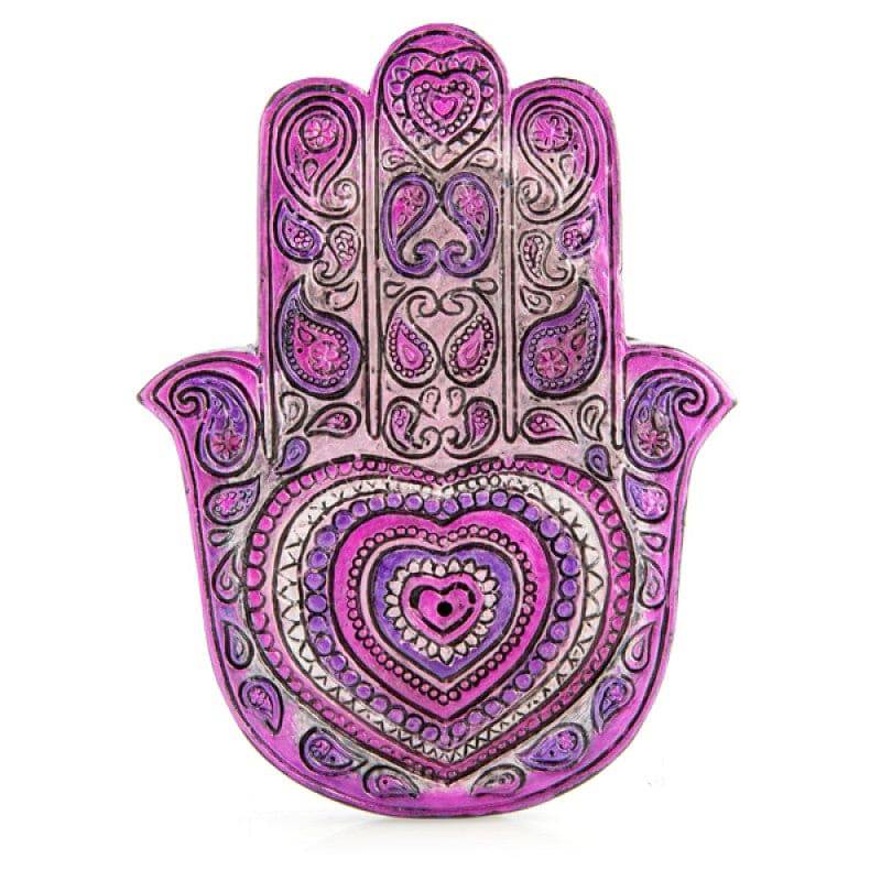 Hamsa Heart Incense Burner - One Oasis