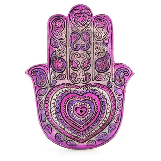 Hamsa Heart Incense Burner - One Oasis