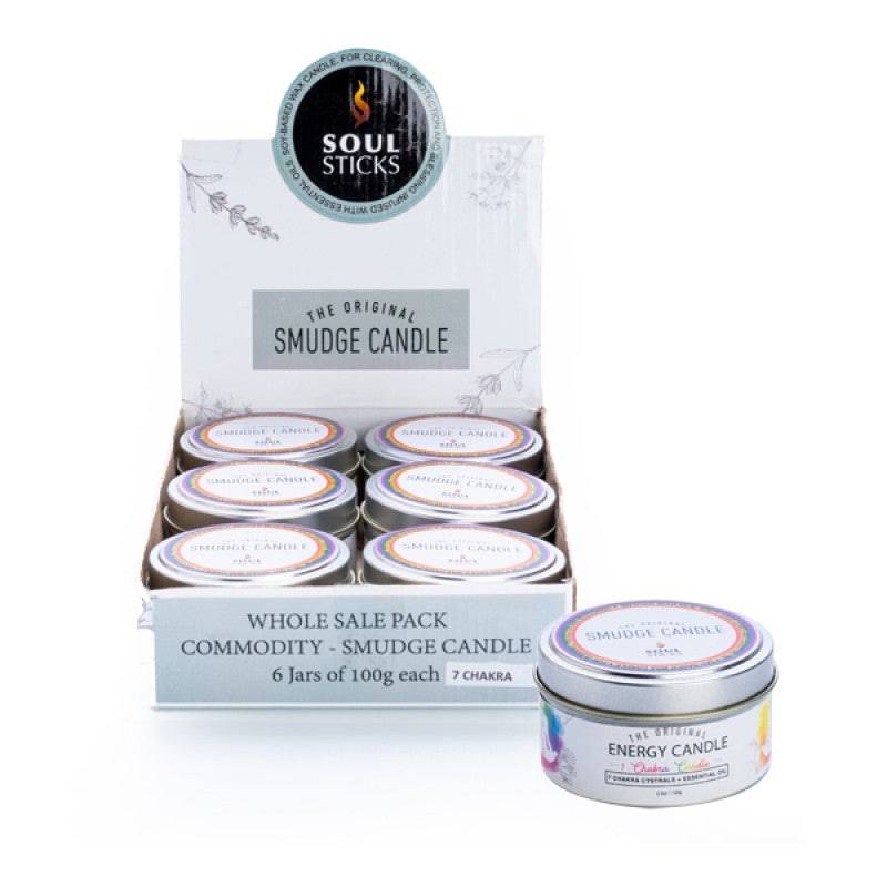 Soul Sticks 7 Chakra Smudge Candle (PRICE IS FOR ONE ITEM) - One Oasis