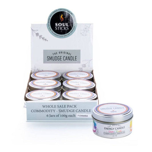 Soul Sticks 7 Chakra Smudge Candle (PRICE IS FOR ONE ITEM) - One Oasis