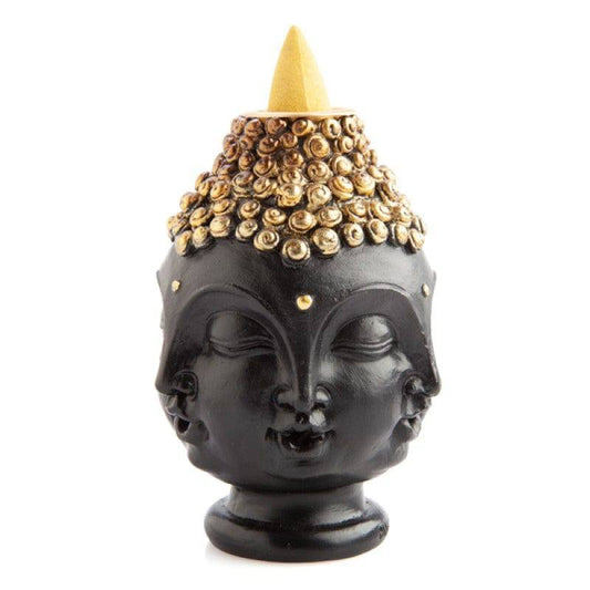 Four-faced Buddha Backflow Incense Burner - One Oasis