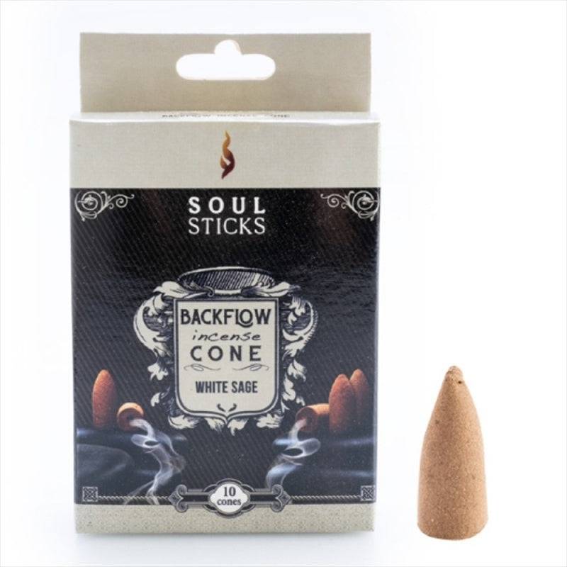 Soul Sticks White Sage Incense Cone 10pk - One Oasis
