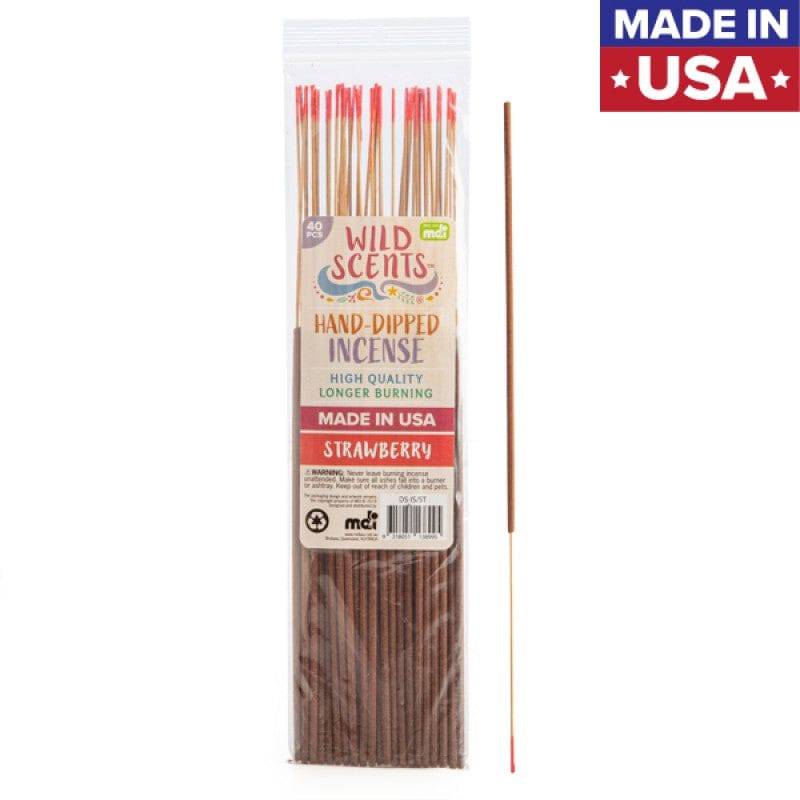 Wild Scents Strawberry Incense (40 pcs) - One Oasis