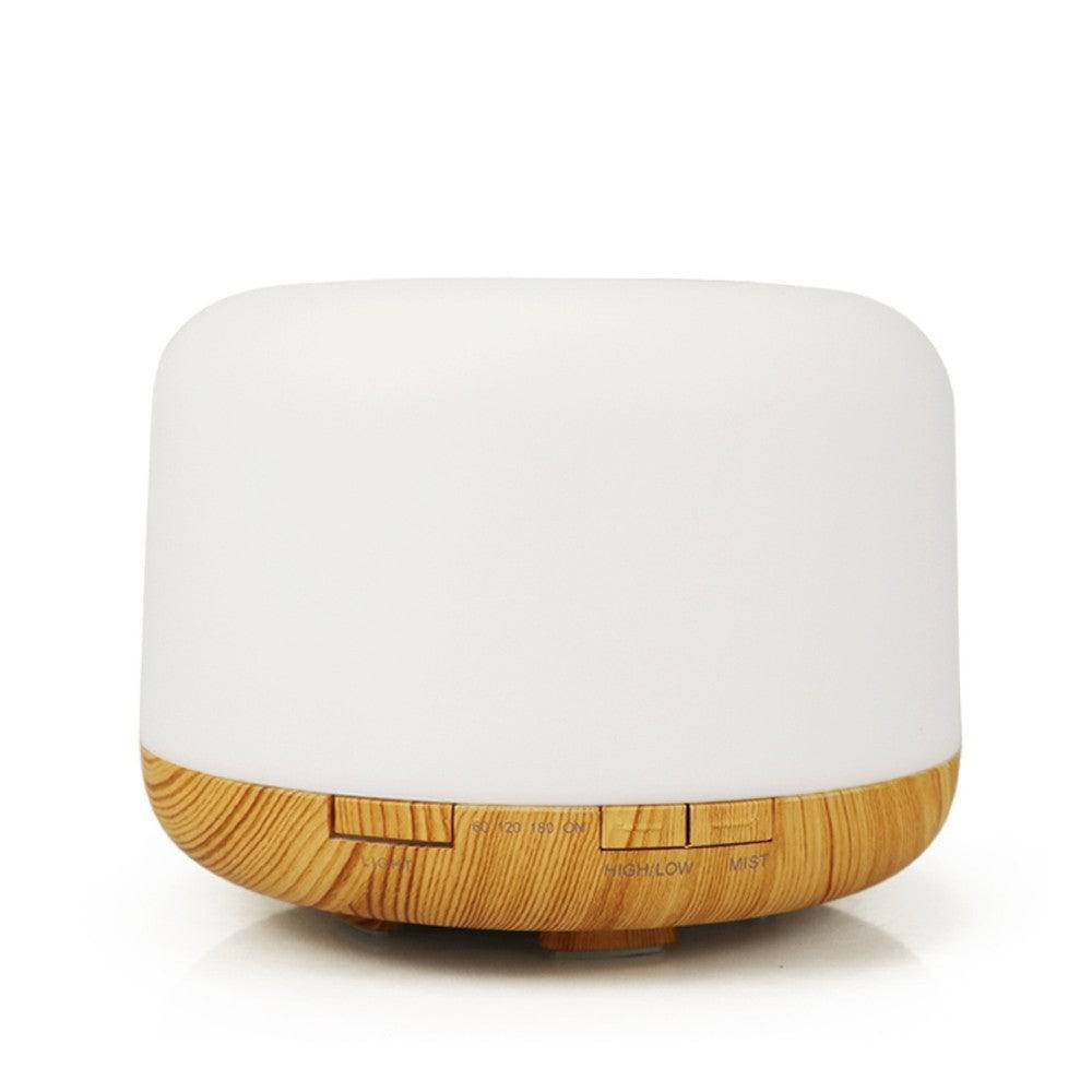 GOMINIMO 5 in1 LED Aromatherapy Essential Oil Diffuser 500ml (Wood Base) - One Oasis