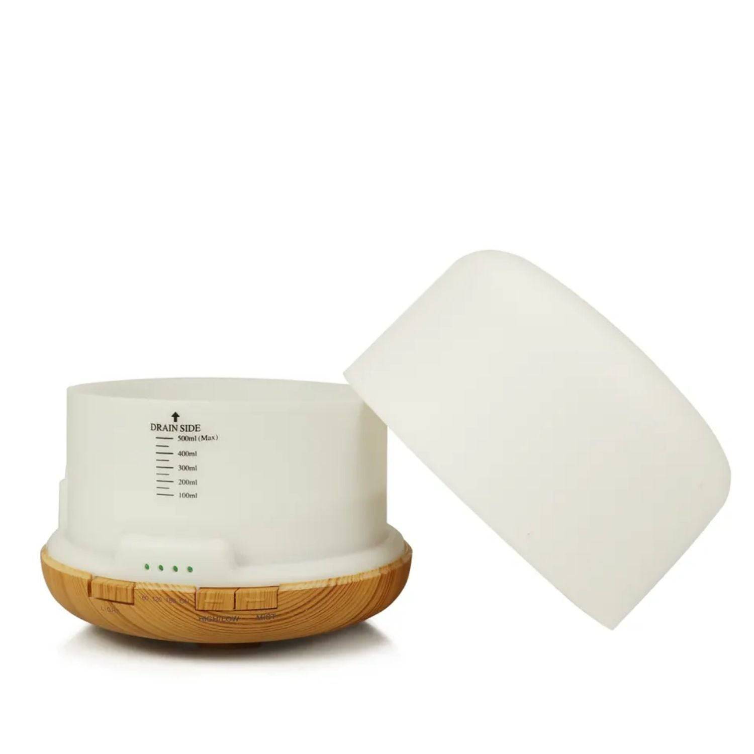 GOMINIMO 5 in1 LED Aromatherapy Essential Oil Diffuser 500ml (Wood Base) - One Oasis