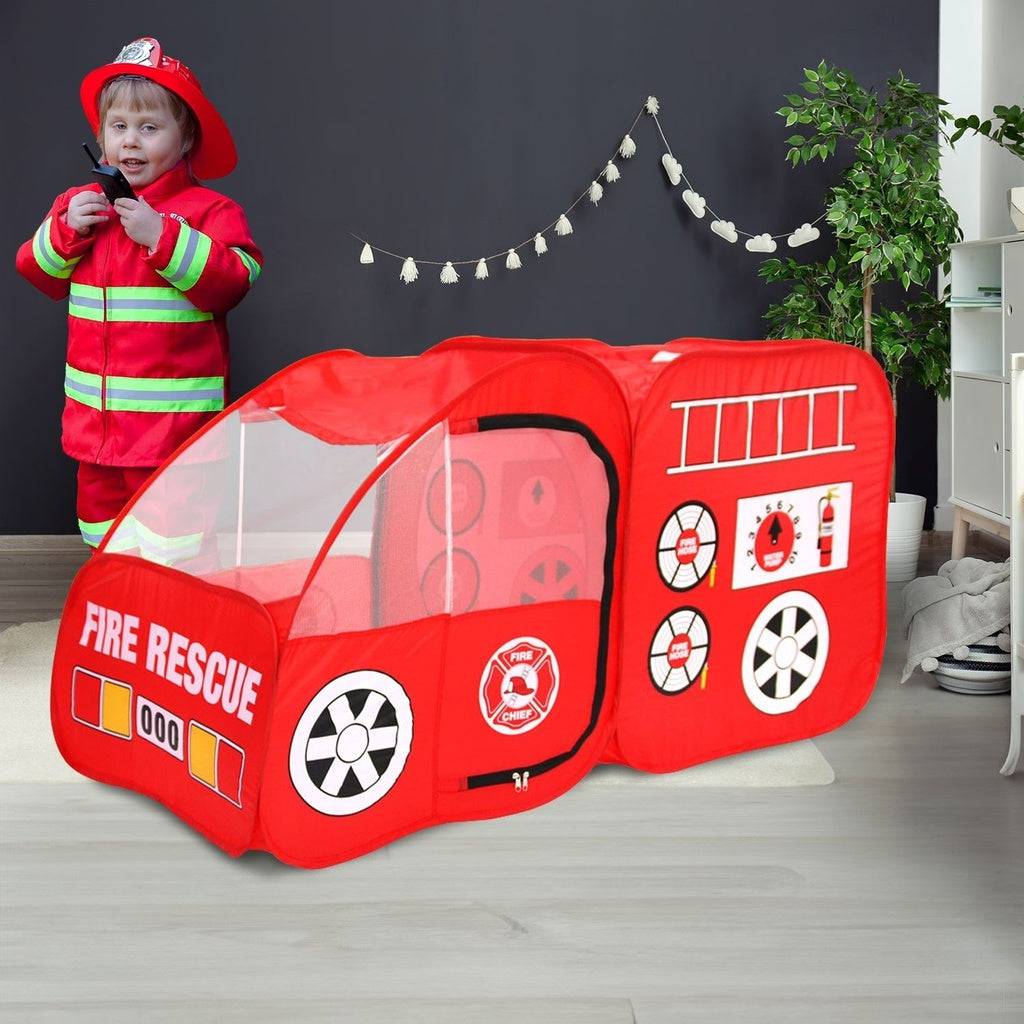 GOMINIMO Kids Fire fighting truck Tent (Red) - One Oasis