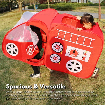 GOMINIMO Kids Fire fighting truck Tent (Red) - One Oasis