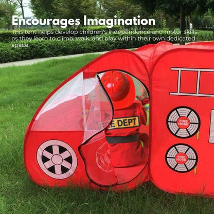 GOMINIMO Kids Fire fighting truck Tent (Red) - One Oasis