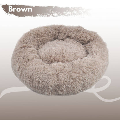 Floofi Pet Bed 80cm (Brown) - One Oasis