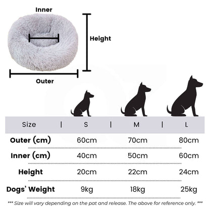 Floofi Pet Bed 80cm (Rose Gold) - One Oasis