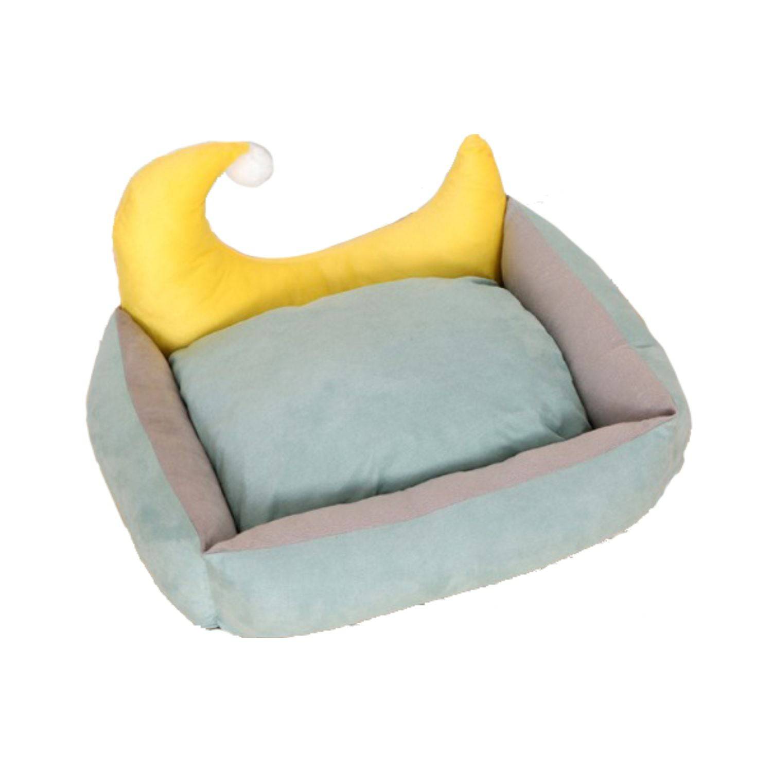 Floofi Pet Bed Moon Design (M Green) - One Oasis