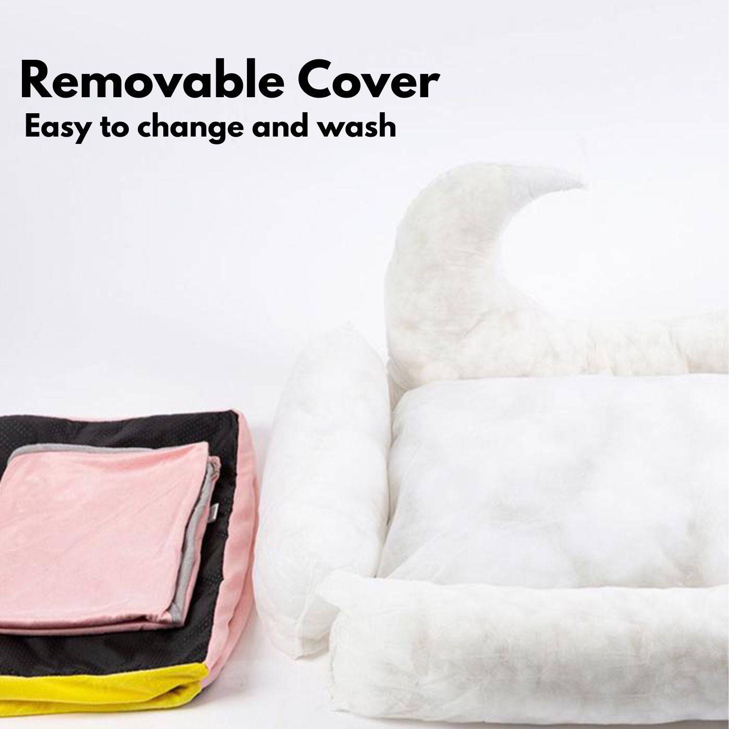Floofi Pet Bed Moon Design (M Green) - One Oasis