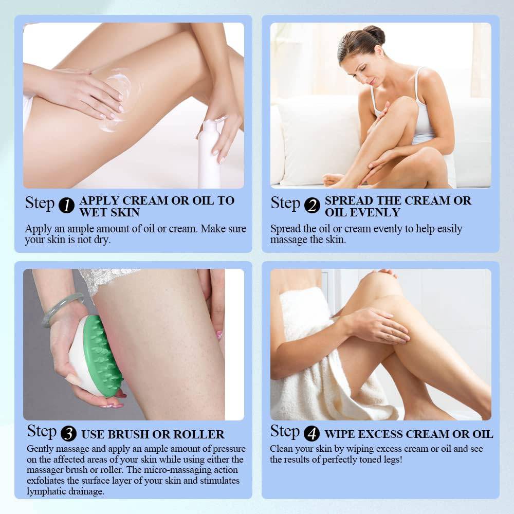 TOUCHBeauty Soft Silicon Body Massager TB-0826B - One Oasis