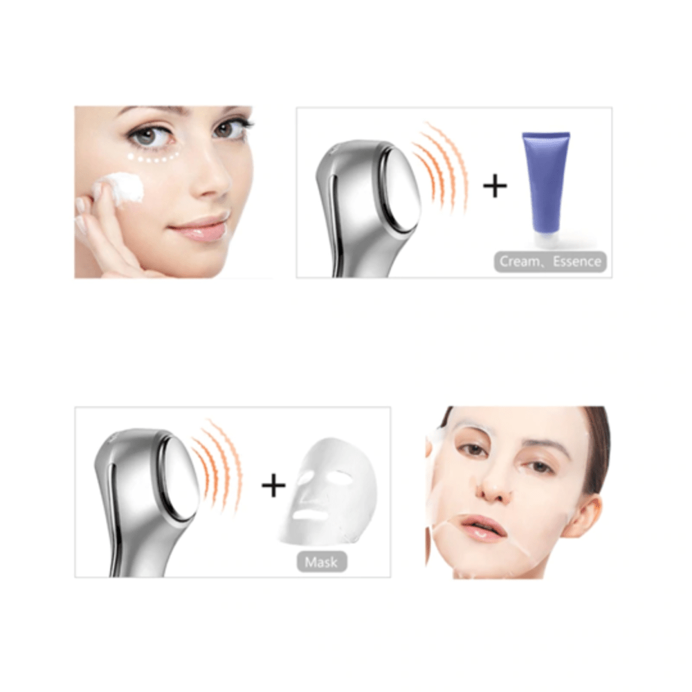 TOUCHBeauty Hot/Cool Sonic Vibration Facial & Eye Massager - One Oasis