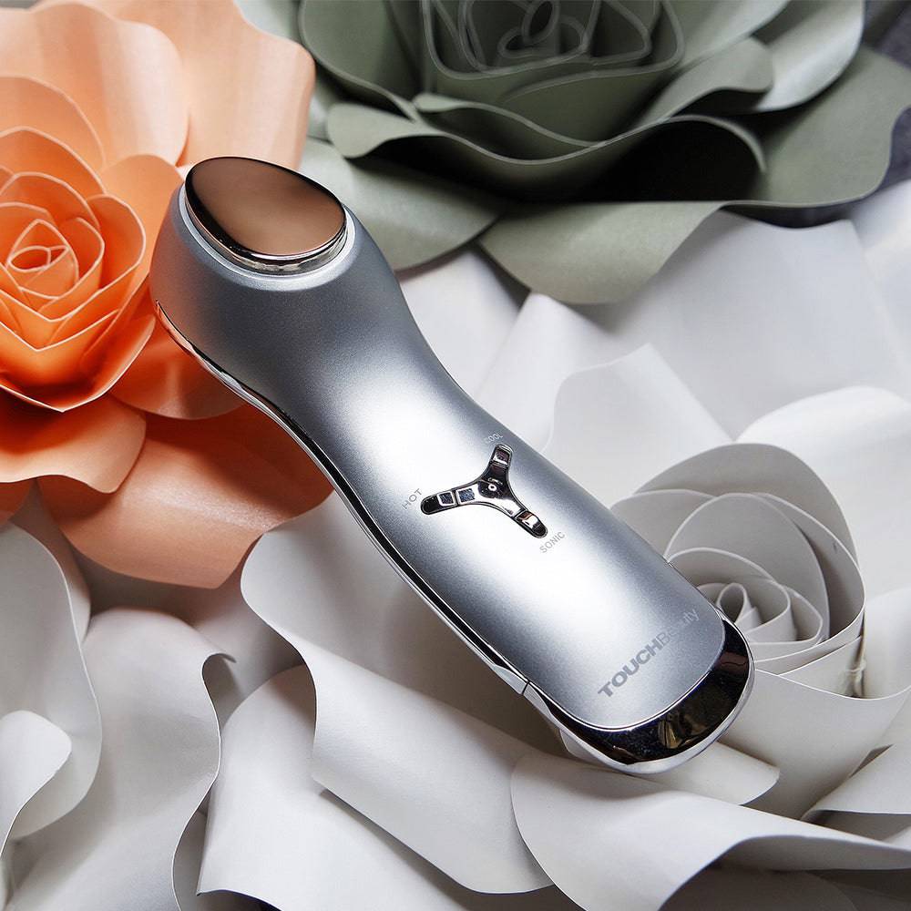 TOUCHBeauty Hot/Cool Sonic Vibration Facial & Eye Massager - One Oasis