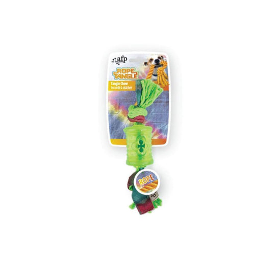 Dog Chew Tangle Rope Knot For Biting + Cleaning Puppy Teeth Play Toys AFP - One Oasis