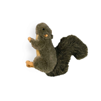 Dog Plush Toy - Squirrel Squeaky Interactive Small Life Like Pet Puppy Play - One Oasis