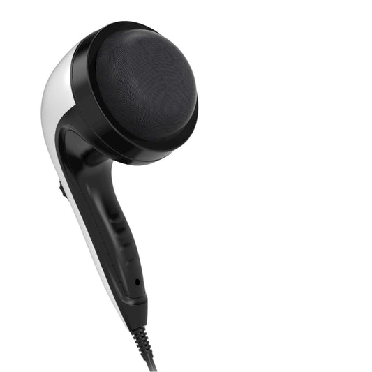 Handheld Vibration Massager Black - 4 Interchangeable Heads - One Oasis