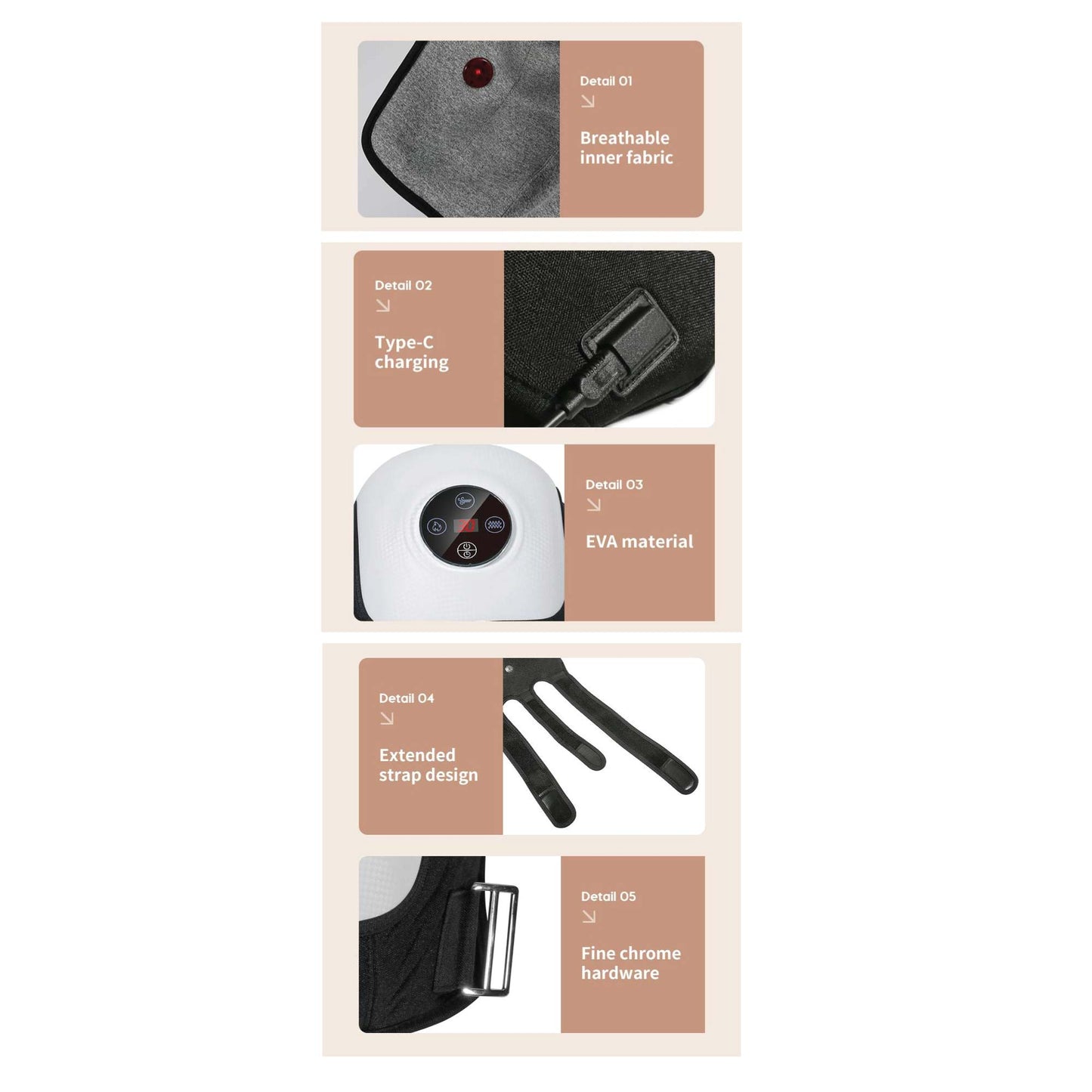 Electric Knee Massager - Rechargeable - One Oasis
