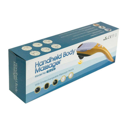 Full Body Handheld Massager Champagne - 6 Massage Heads - One Oasis