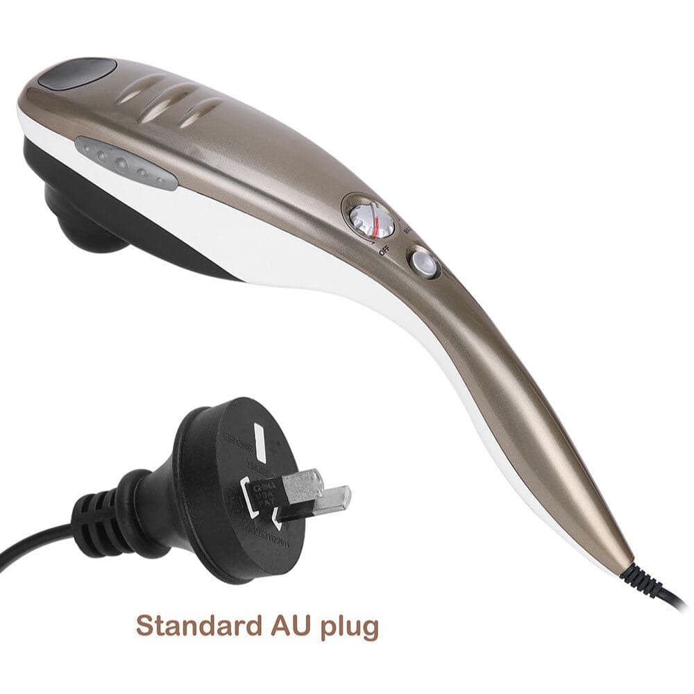 Full Body Handheld Massager Champagne - 6 Massage Heads - One Oasis