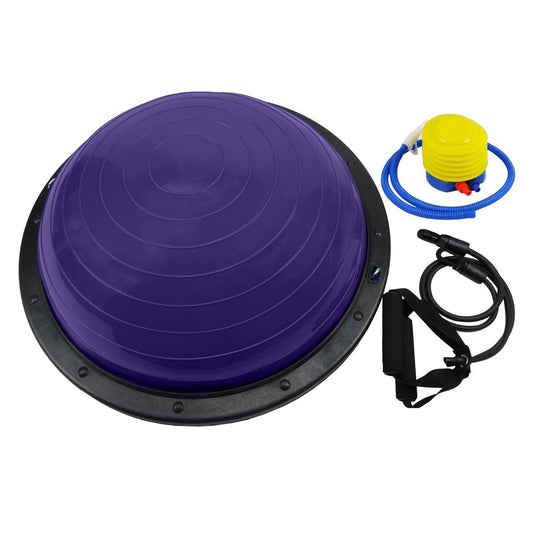 Powertrain Fitness Yoga Ball Home Gym Workout Balance Trainer Purple - One Oasis