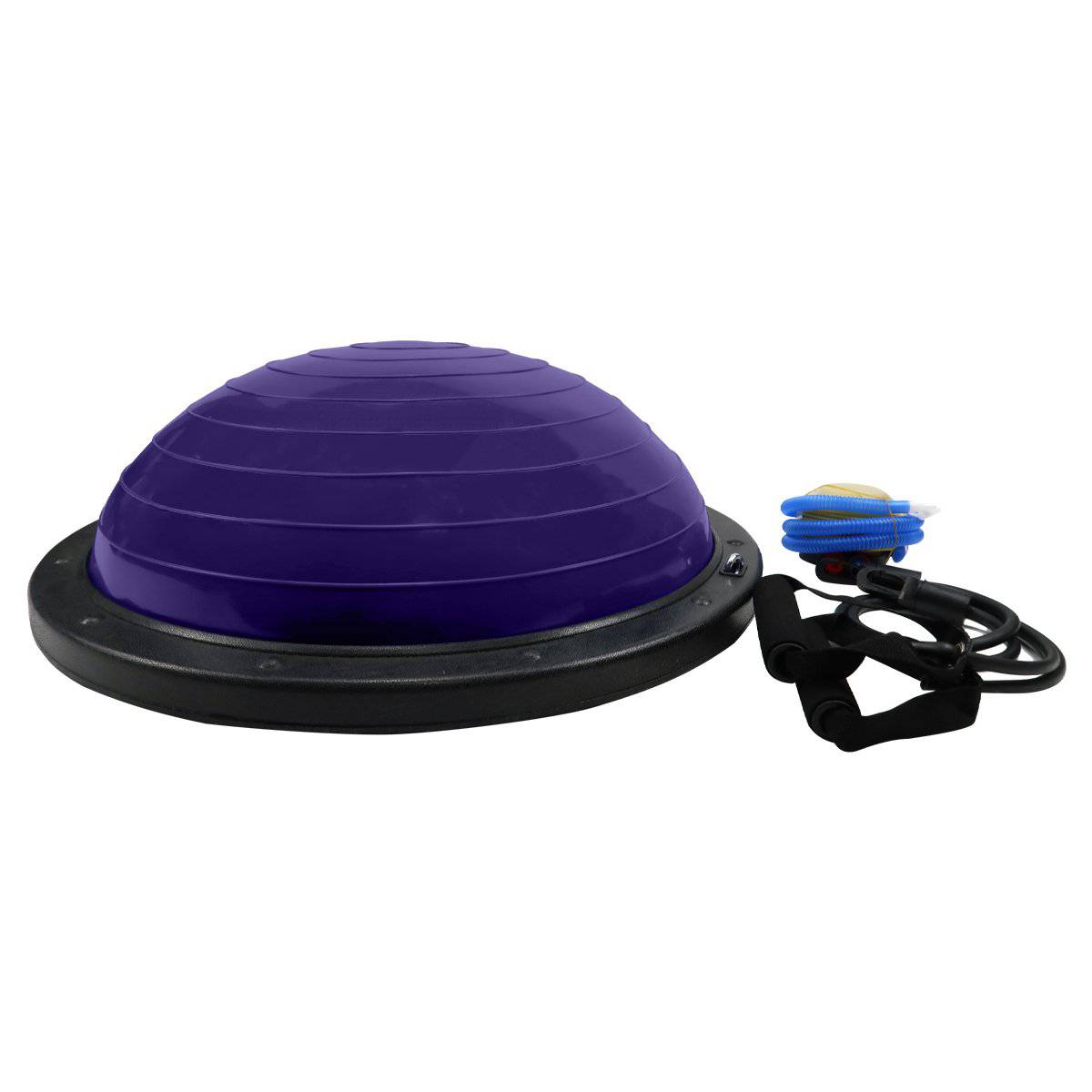 Powertrain Fitness Yoga Ball Home Gym Workout Balance Trainer Purple - One Oasis