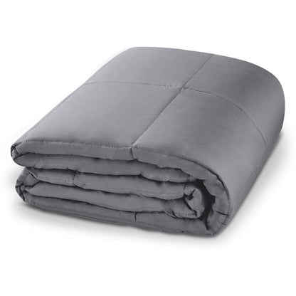 Laura Hill Weighted Blanket Heavy Quilt Doona 9Kg - Grey - One Oasis