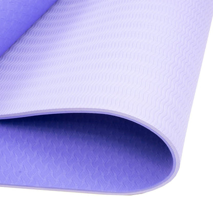 Powertrain TPE Pilates Exercise Yoga Mat 8mm - Light Purple - One Oasis