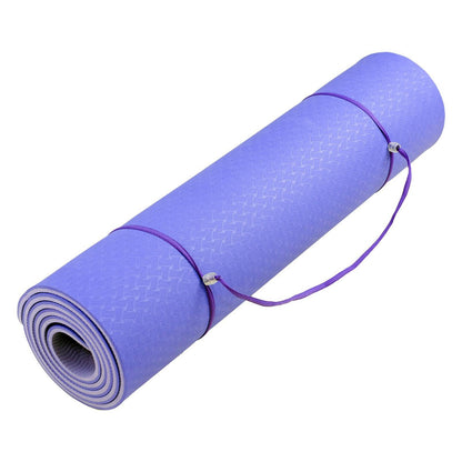 Powertrain TPE Pilates Exercise Yoga Mat 8mm - Light Purple - One Oasis